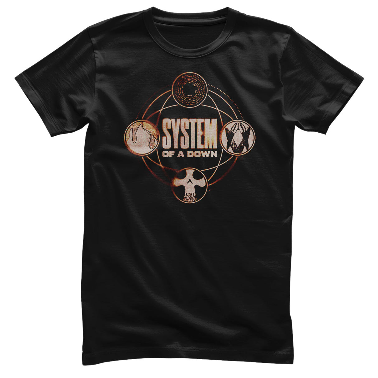 System Of A Down - Tech Circles Mens T-Shirt