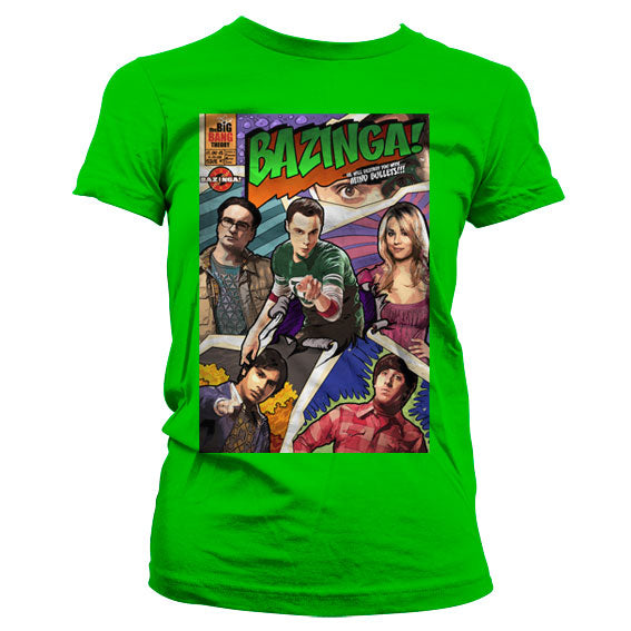The Big Bang Theory - Bazinga Comic Cover Women T-Shirt