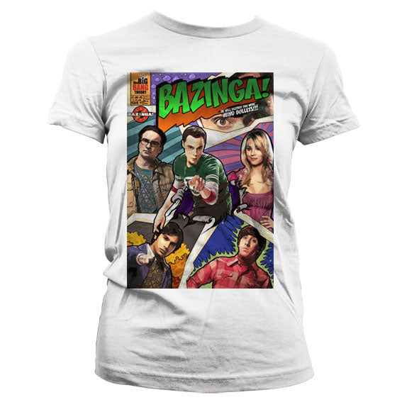 The Big Bang Theory - Bazinga Comic Cover Women T-Shirt