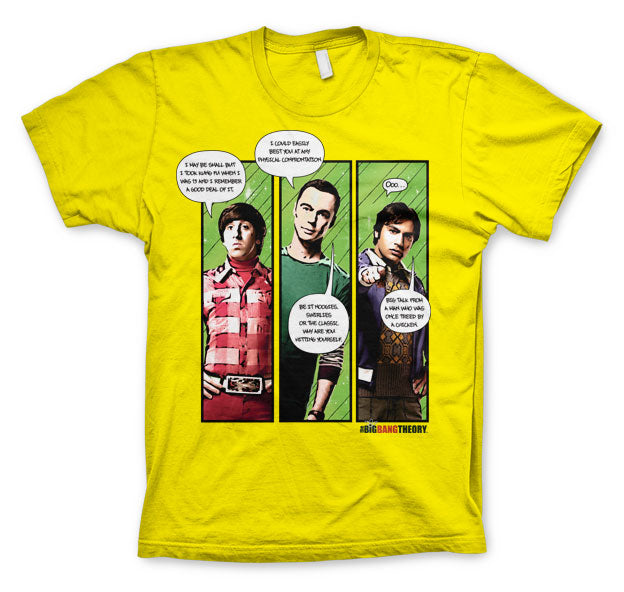 The Big Bang Theory - Superhero Quips Mens T-Shirt