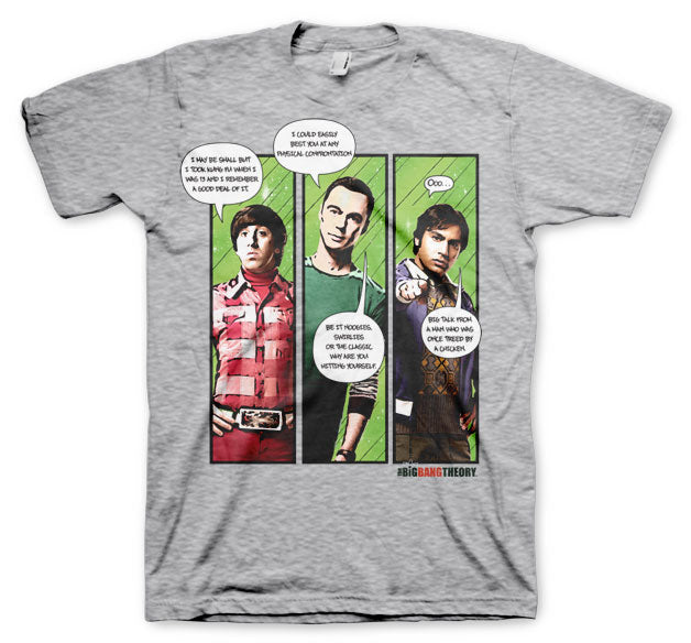 The Big Bang Theory - Superhero Quips Mens T-Shirt