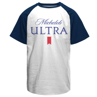 Michelob - Ultra Baseball Mens T-Shirt (Navy-White)