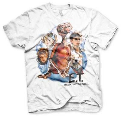 E.T. - Retro Poster Allover Allover Mens T-Shirt (White)