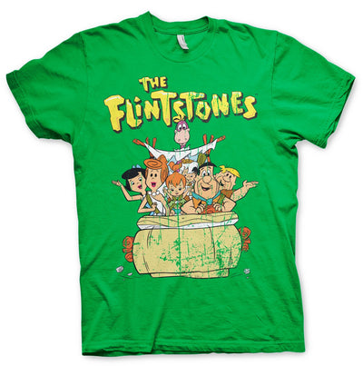 The Flintstones - Mens T-Shirt (Green)