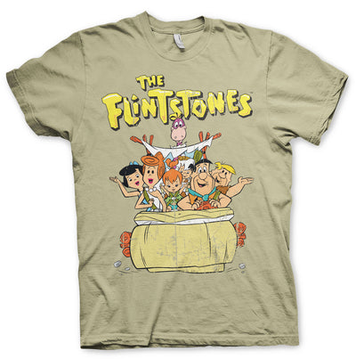The Flintstones - Mens T-Shirt (Khaki)
