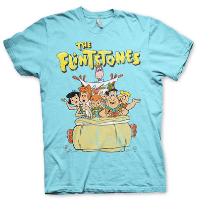The Flintstones - Mens T-Shirt (Sky Blue)