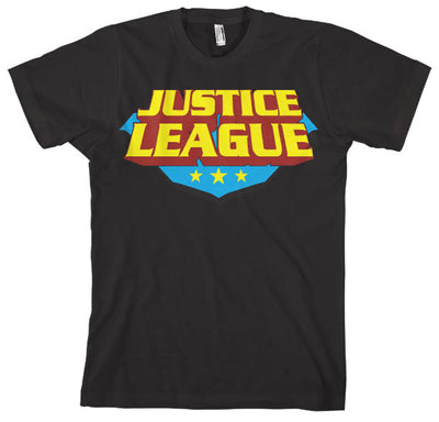 Justice League - Classic Logo Mens T-Shirt