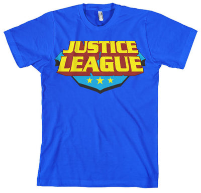 Justice League - Classic Logo Mens T-Shirt