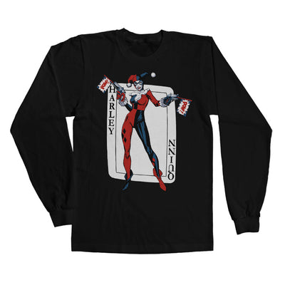 Justice League - Harley Quinn Card Games Long Sleeve T-Shirt