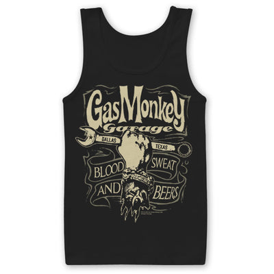 Gas Monkey Garage - Wrench Label Mens Tank Top Vest