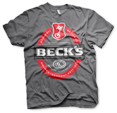 Beck's - Label Logo Mens T-Shirt