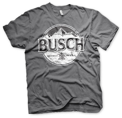 Busch - Beer BW Washed Logo Mens T-Shirt