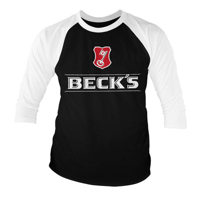 Beck's - Logo Baseball Long Sleeve T-Shirt