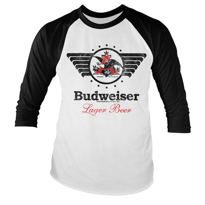 Budweiser - Vintage Eagle Baseball Long Sleeve T-Shirt