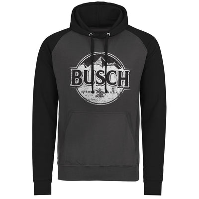 Busch - Beer BW Washed Logo Baseball Hoodie