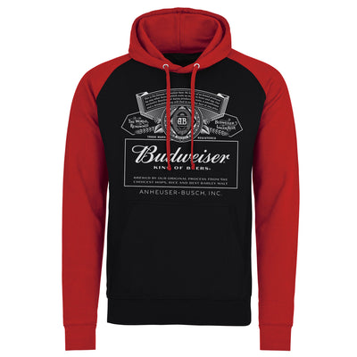 Budweiser - White Logo Baseball Hoodie