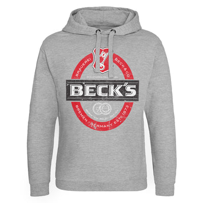 Beck's - Beer Washed Label Logo Epic Hoodie