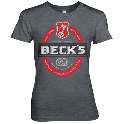 Beck's - Beer Washed Label Logo Women T-Shirt