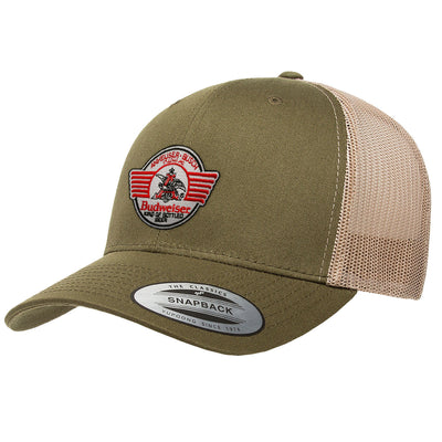 Budweiser - Bear & Claw Patch Premium Trucker Cap