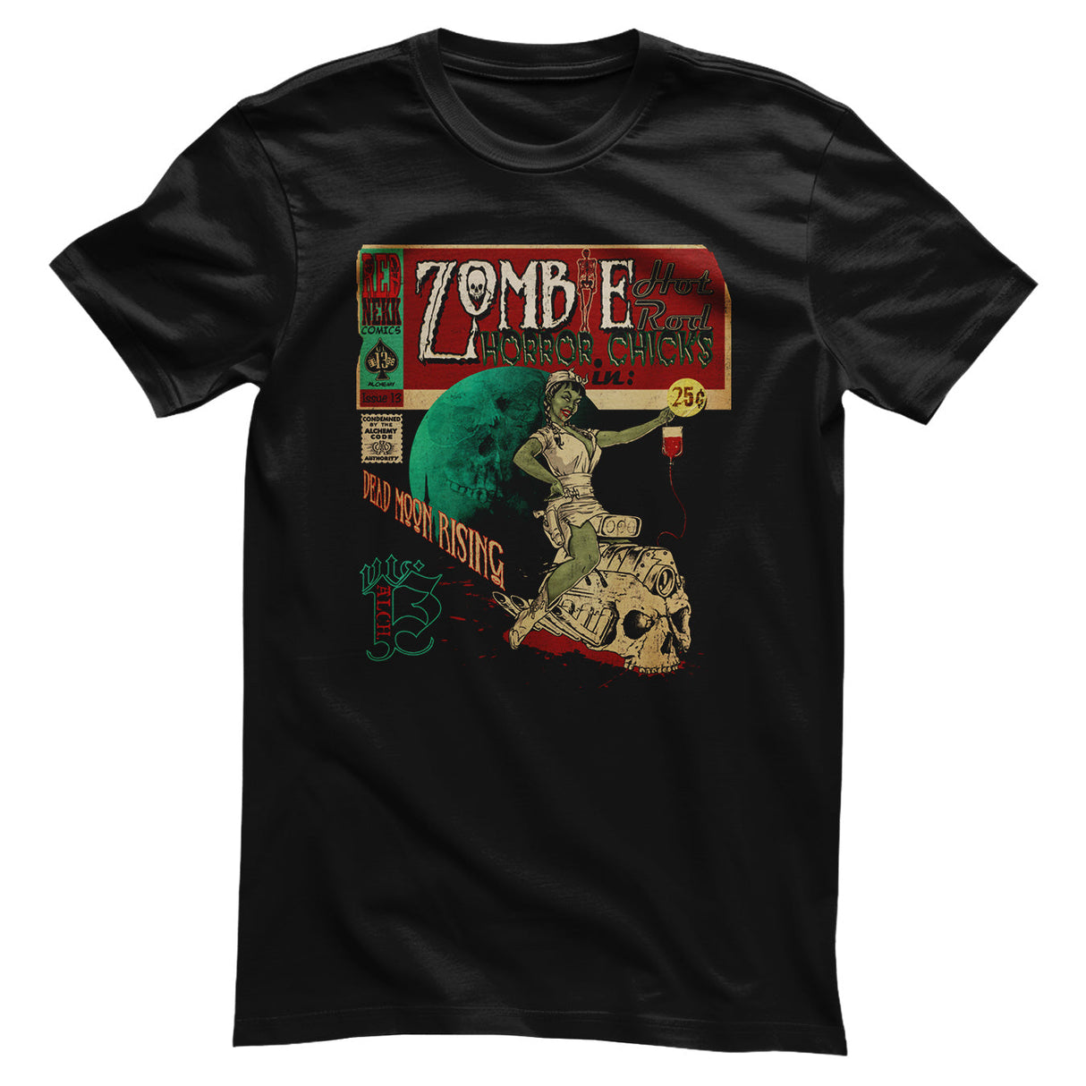 Alchemy - Zombie Horror Chicks Mens T-Shirt
