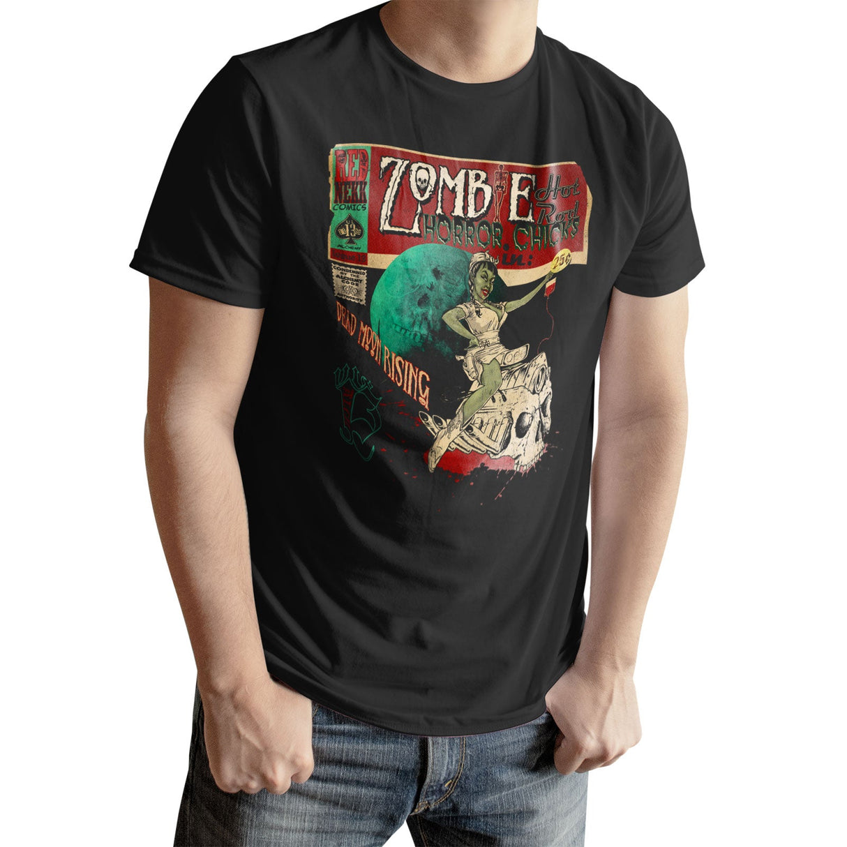 Alchemy - Zombie Horror Chicks Mens T-Shirt