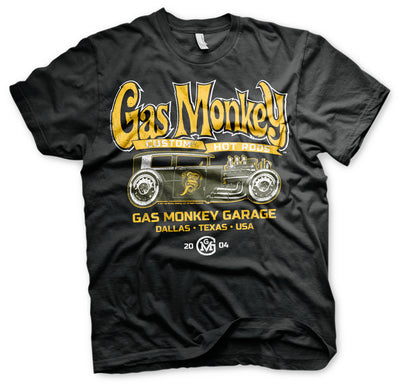 Gas Monkey Garage - Green Hot Rod Mens T-Shirt