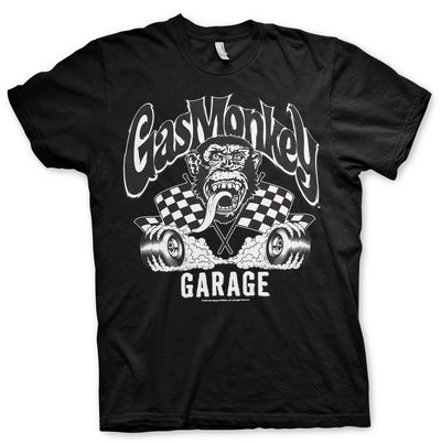 Gas Monkey Garage - Burning Wheels Mens T-Shirt