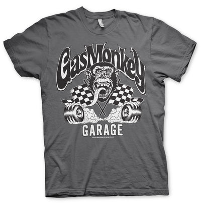 Gas Monkey Garage - Burning Wheels Mens T-Shirt