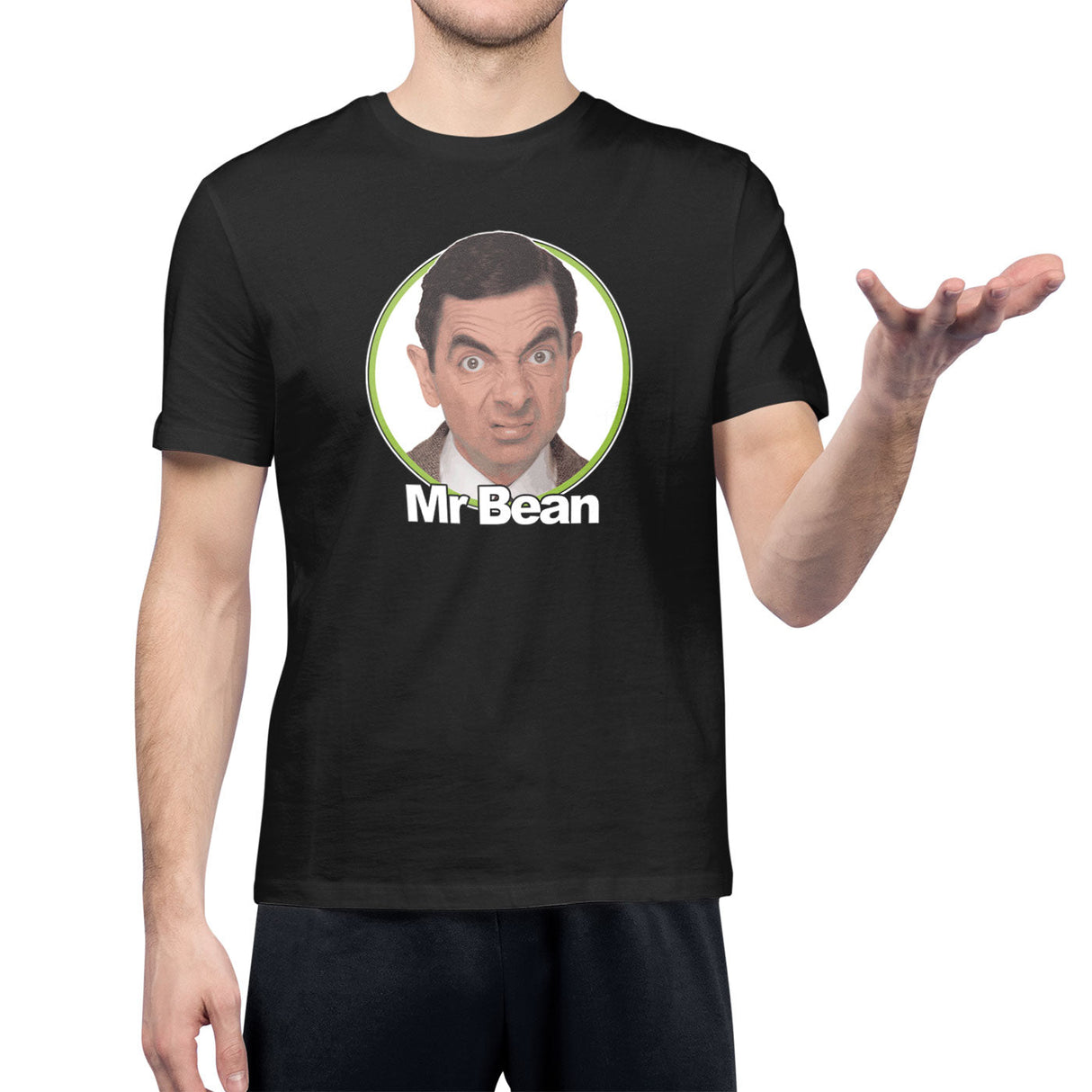 Mr Bean - Circle Mens T-Shirt