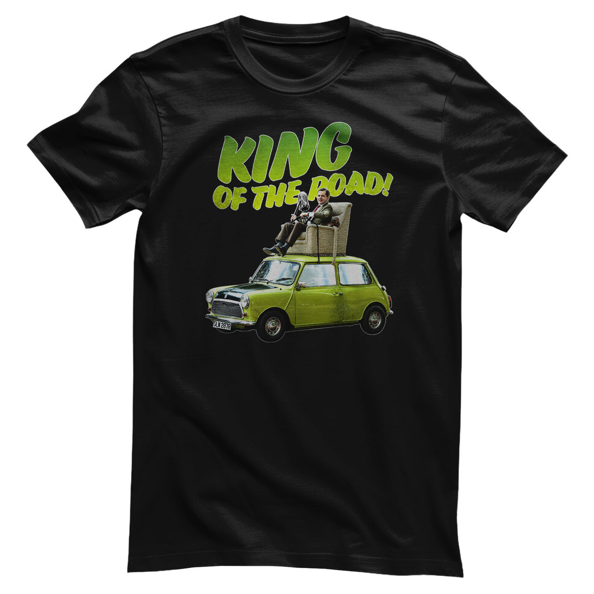 Mr Bean - King Of The Road Mens T-Shirt