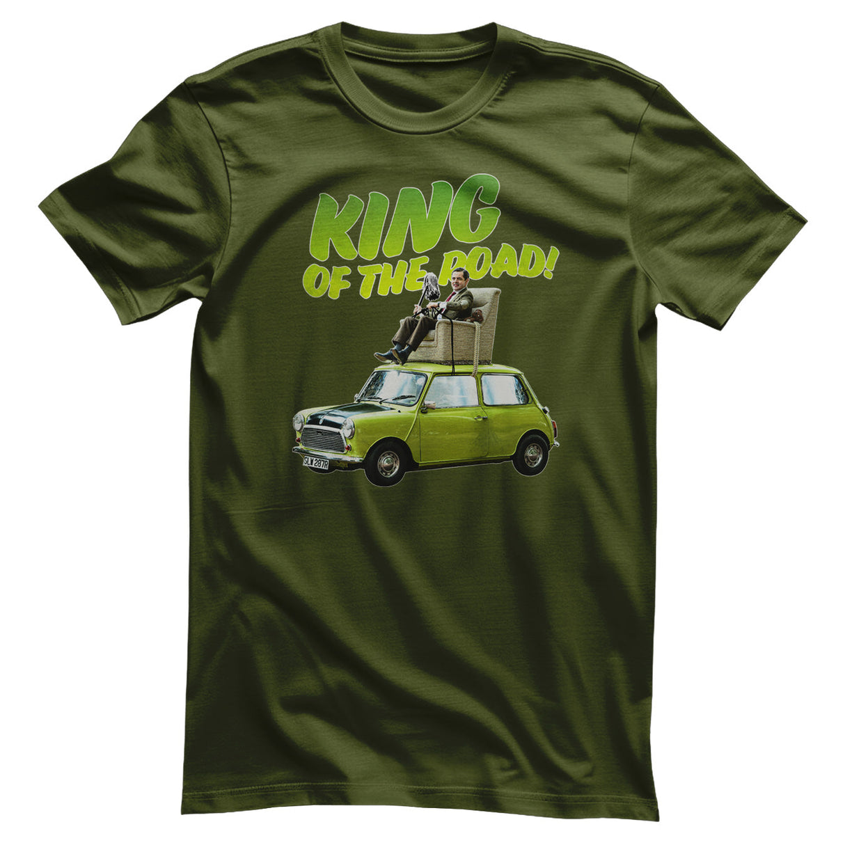 Mr Bean - King Of The Road Mens T-Shirt