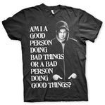 Dexter - A Bad Person Doing Good Things? Mens T-Shirt