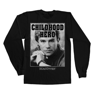 MacGyver - Childhood Hero Long Sleeve T-Shirt