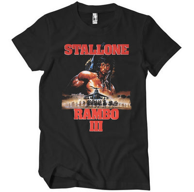 Rambo - III Poster Mens T-Shirt