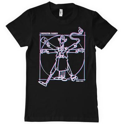 Inspector Gadget - Vitruvian Man Mens T-Shirt