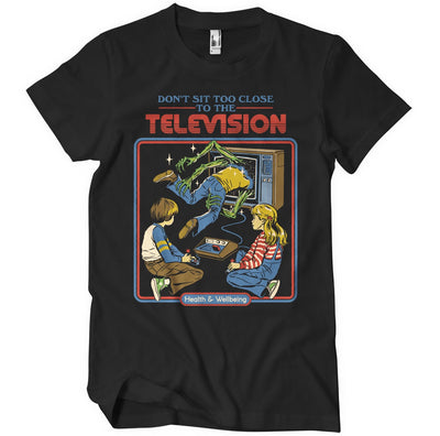 Steven Rhodes - Don't Sit Too Close to The Television Mens T-Shirt