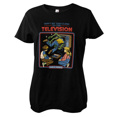 Steven Rhodes - Don't Sit Too Close to The Television Women T-Shirt