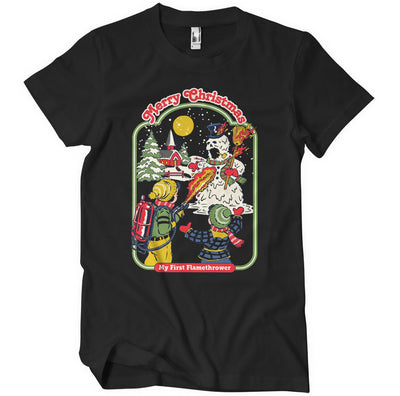 Steven Rhodes - My First Flamethrower Mens T-Shirt