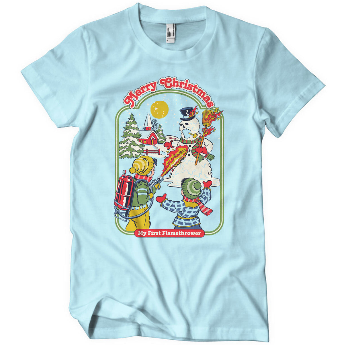 Steven Rhodes - My First Flamethrower Mens T-Shirt