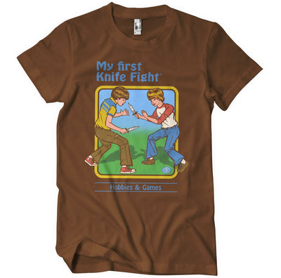 Steven Rhodes - My First Knife Fight Mens T-Shirt