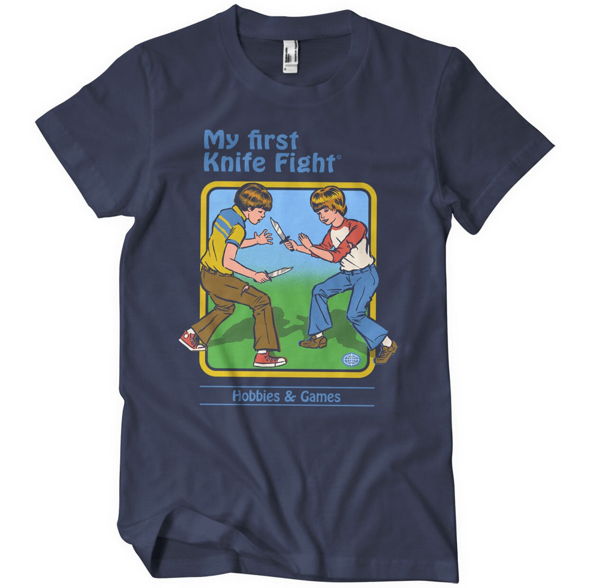 Steven Rhodes - My First Knife Fight Mens T-Shirt