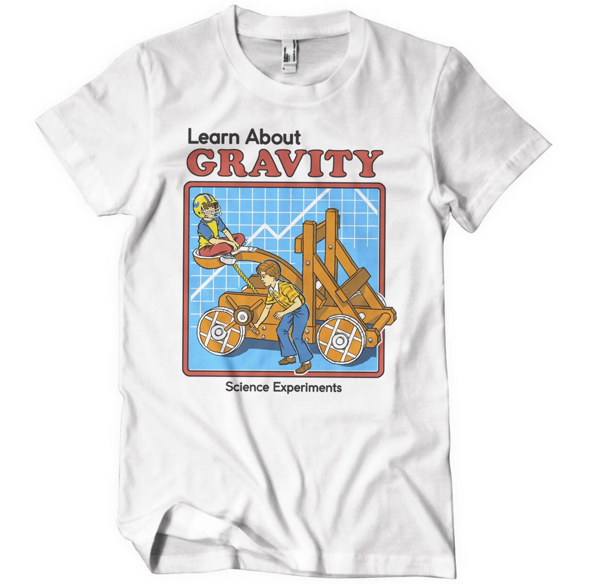 Steven Rhodes - Learn About Gravity Mens T-Shirt