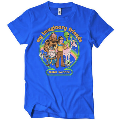 Steven Rhodes - My Imaginary Friends Think I'm Cool Mens T-Shirt