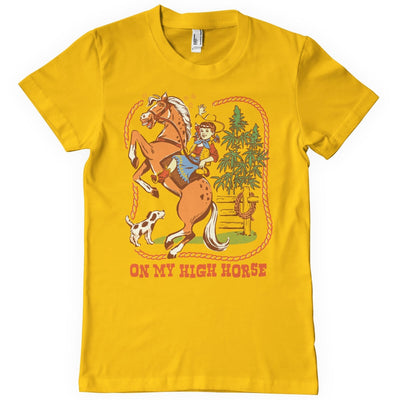 Steven Rhodes - On My High Horse Mens T-Shirt