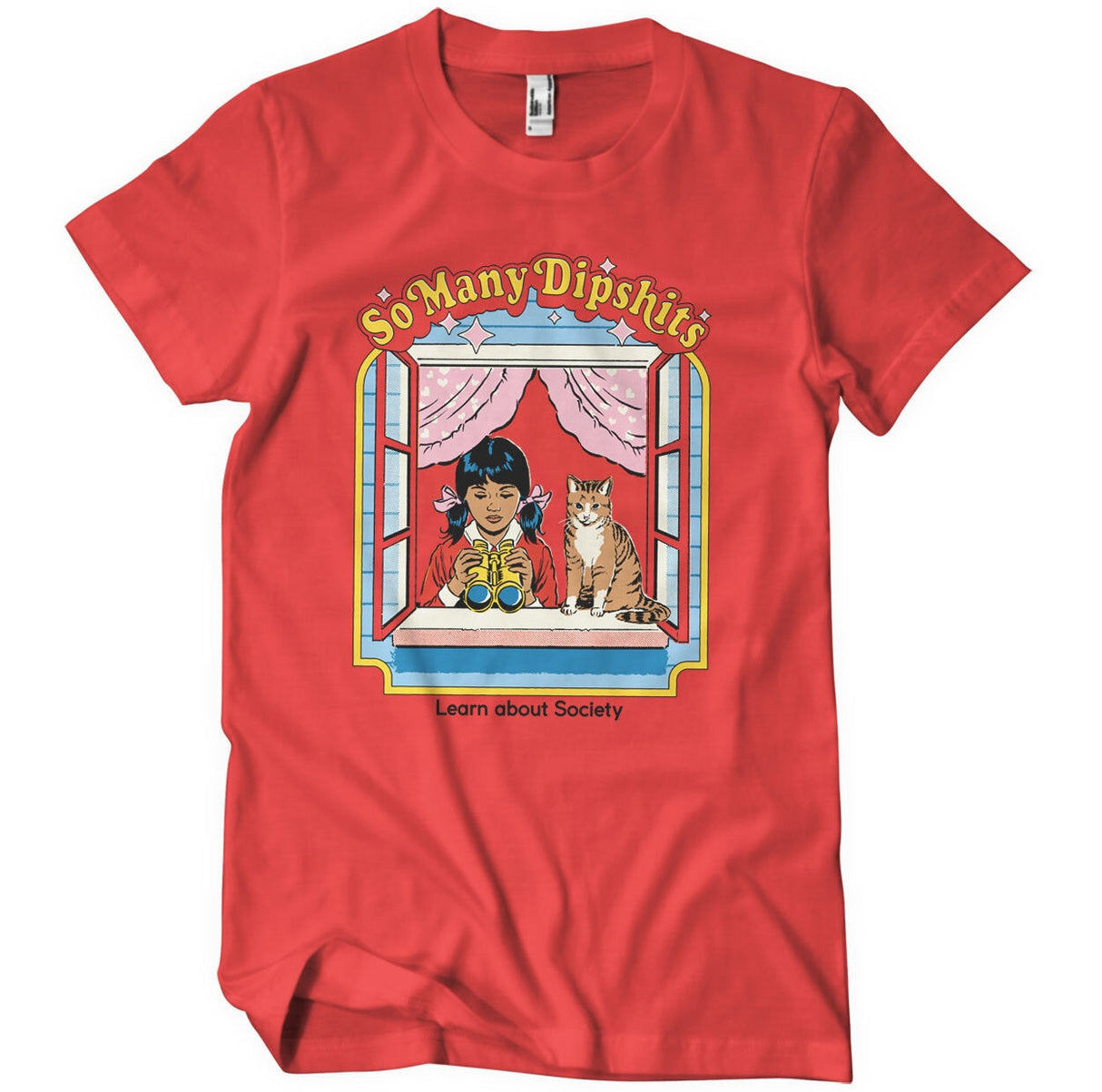 Steven Rhodes - So Many Dipshits Mens T-Shirt