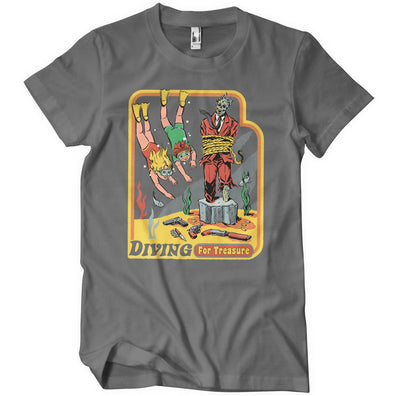 Steven Rhodes - Diving for Treasure Mens T-Shirt