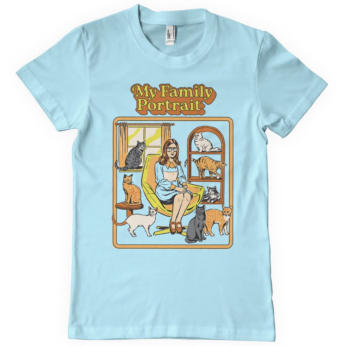 Steven Rhodes - My Family Portrait Mens T-Shirt