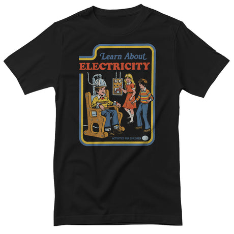 Steven Rhodes - Learn About Electricity Mens T-Shirt