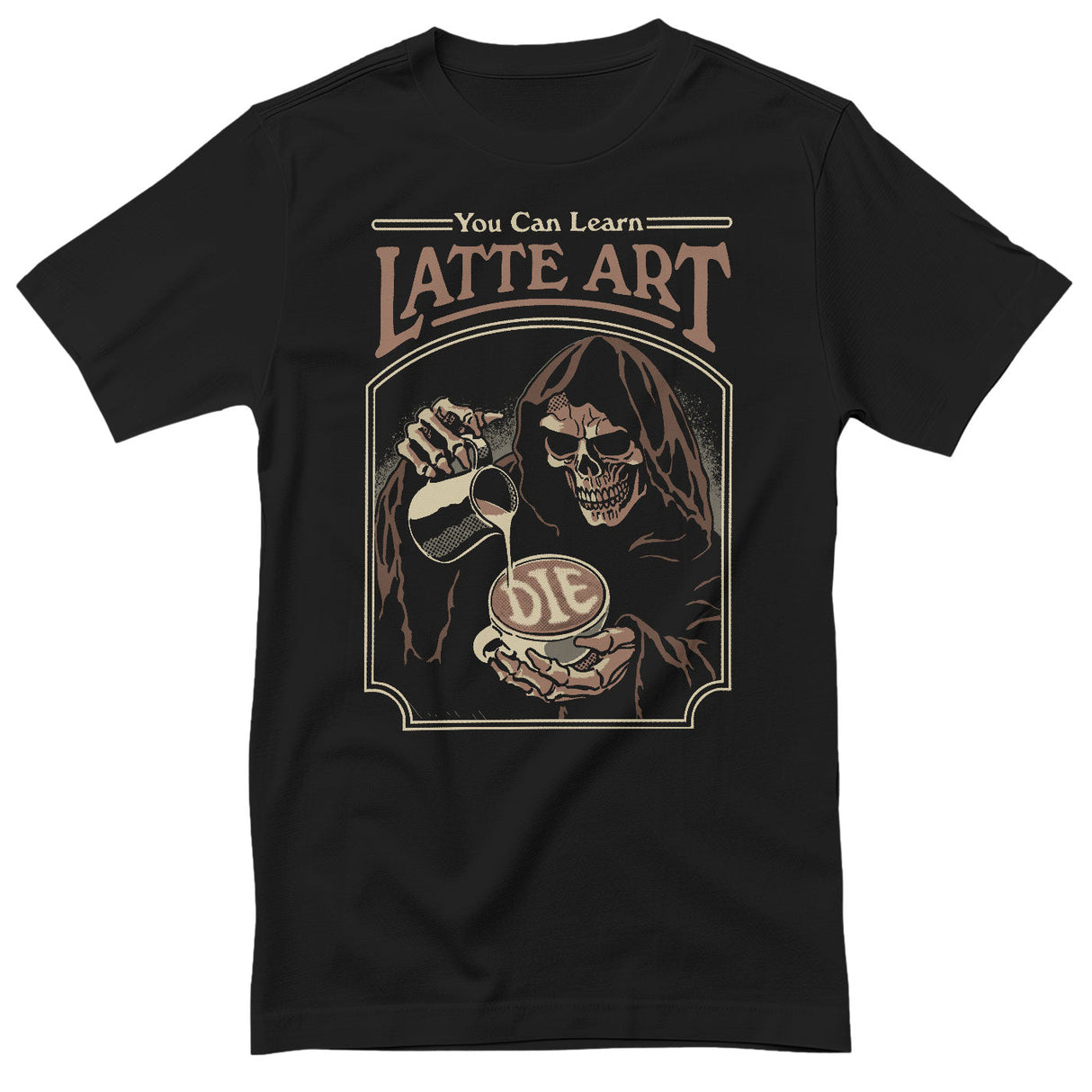 Steven Rhodes - Latte Art Mens T-Shirt