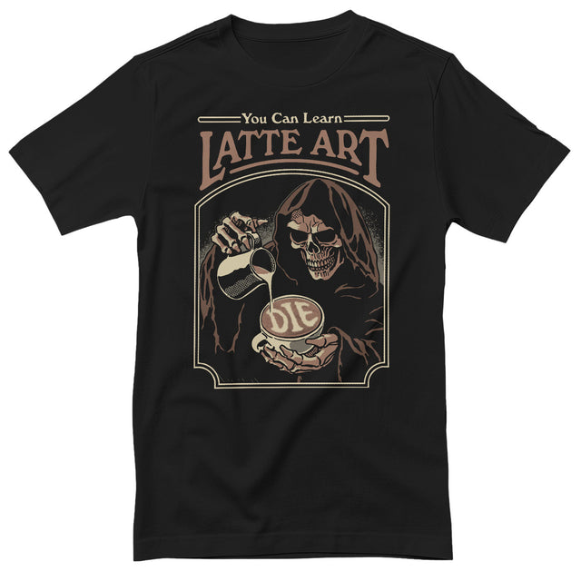 Steven Rhodes - Latte Art Mens T-Shirt